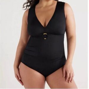 Embrace Your Curves by Miracle Brands Amelia One Piece Swimsuit, Size L